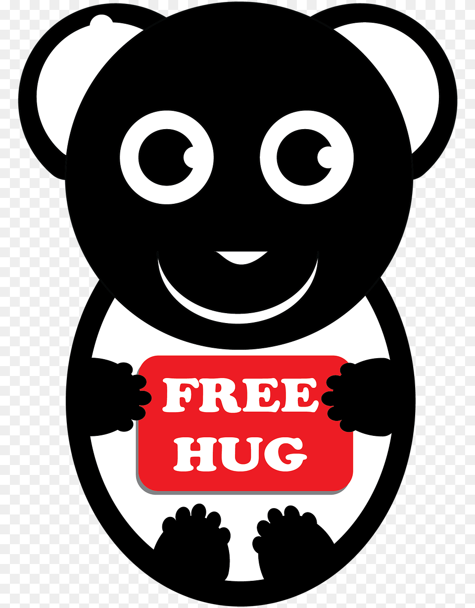 Hug Panda Baby Panda Picture Giant Panda, Sticker, Person Free Png Download