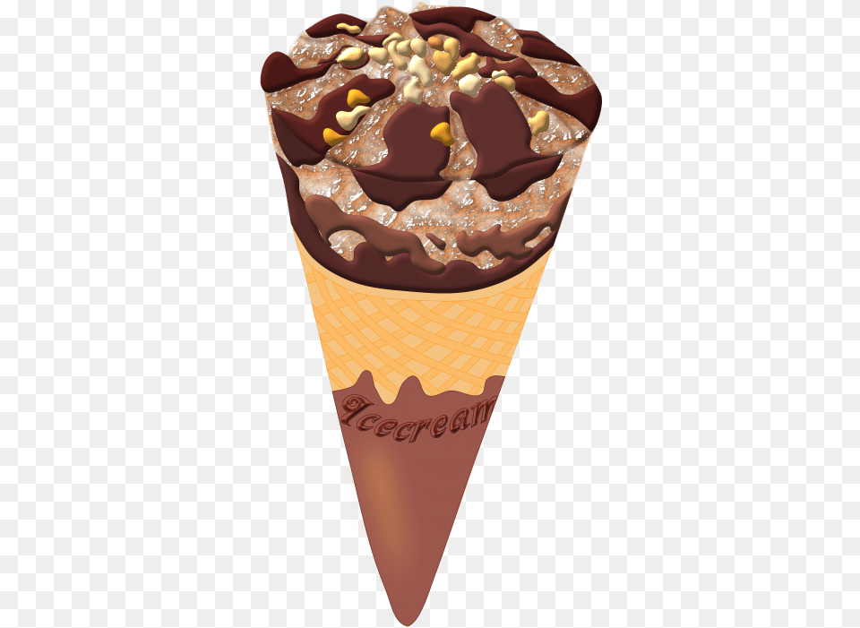 Free Ice Cream Cone Transparent Ice Cream, Dessert, Food, Ice Cream Png