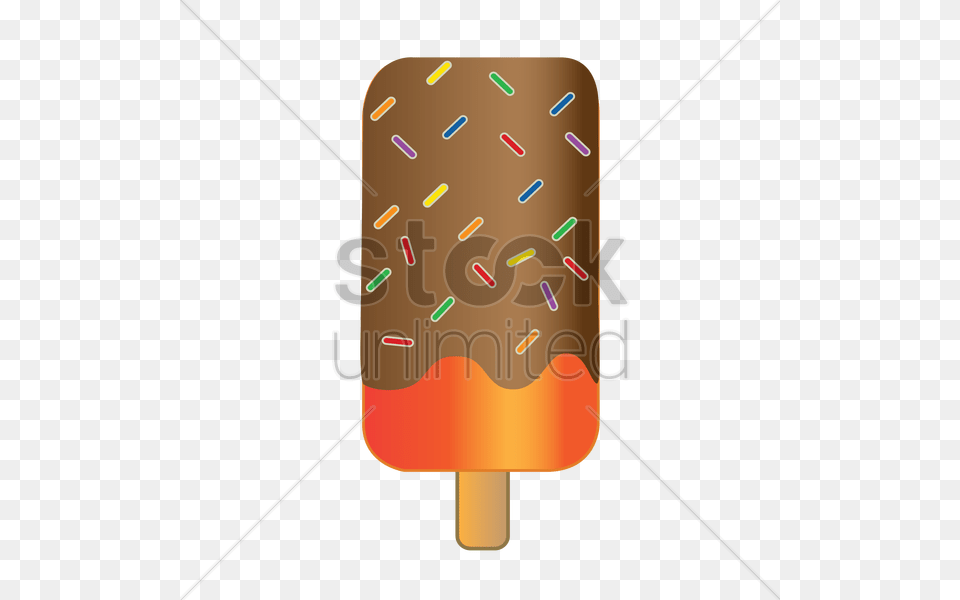 Ice Cream Stick Isolated Over White Background Vector, Food, Ice Pop, Dessert, Ice Cream Free Transparent Png