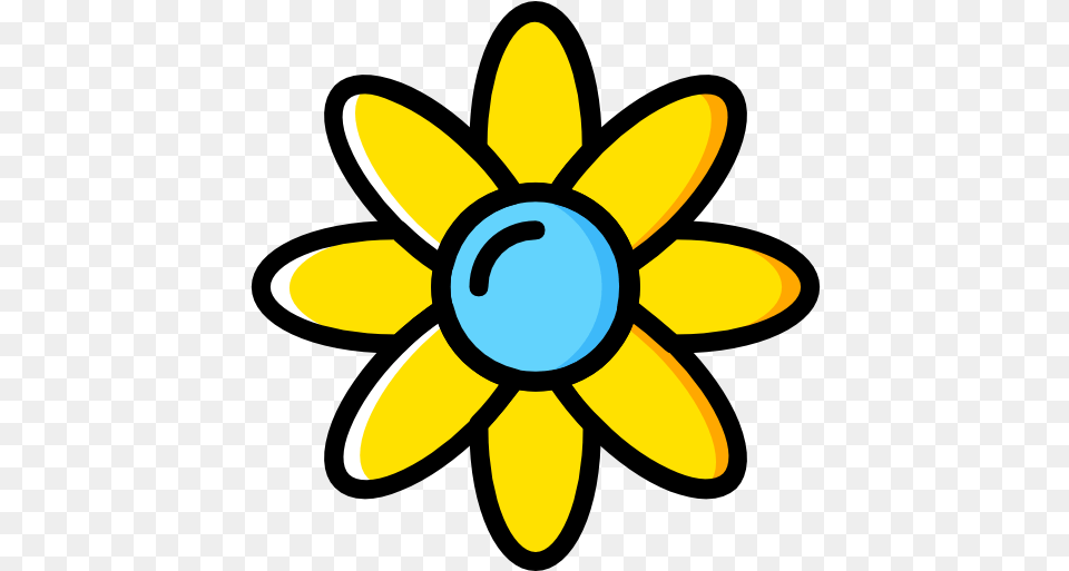 Icon Daisy Dot, Flower, Plant, Outdoors, Nature Free Png Download