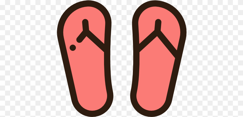 Icon Flip Solid, Clothing, Flip-flop, Footwear Free Png Download