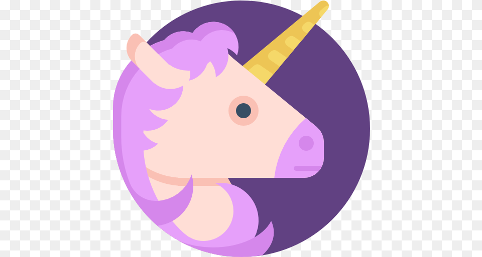 Icon Unicorn, Disk, Animal, Mammal, Pig Free Png