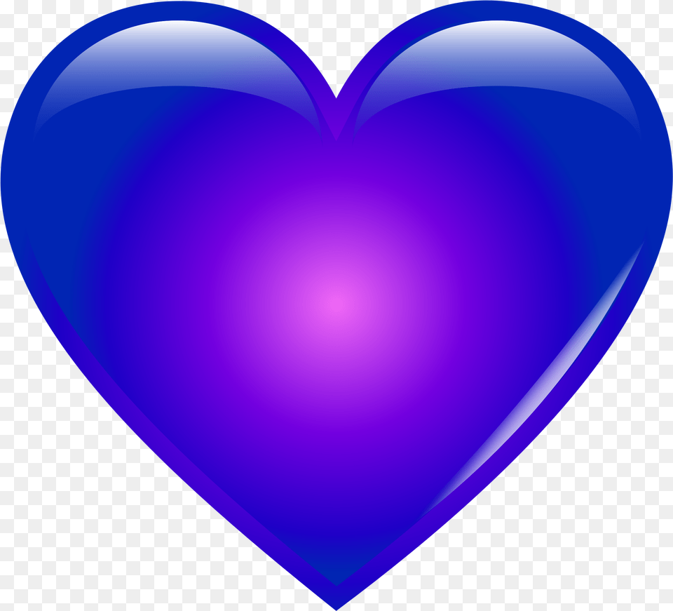 Icons Design Of Blue Heart Purple And Blue Heart, Balloon Free Transparent Png