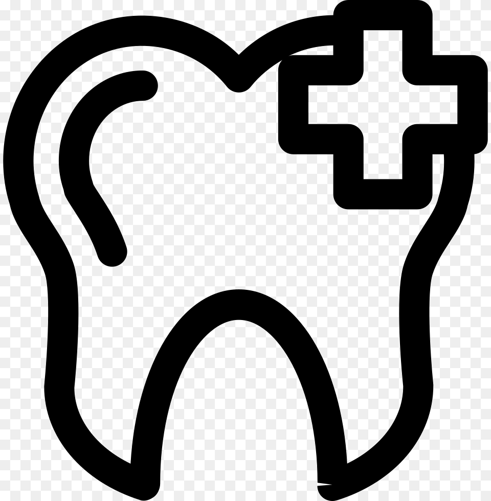 Icons Tooth Download Dentistry, Stencil, Logo, Bow, Weapon Free Transparent Png