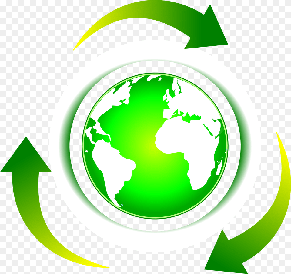 Image Circular Economy Logo, Green, Recycling Symbol, Symbol, Face Free Png Download