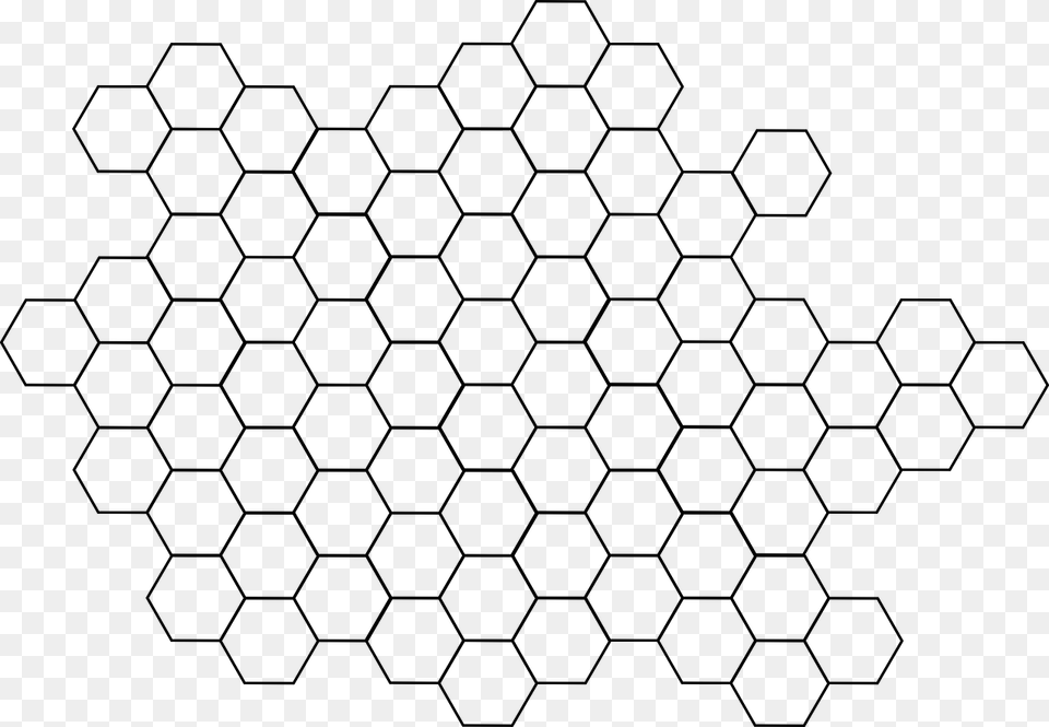 Free On Pixabay Free Vector Graphic Hexagon Pattern, Gray Png Image