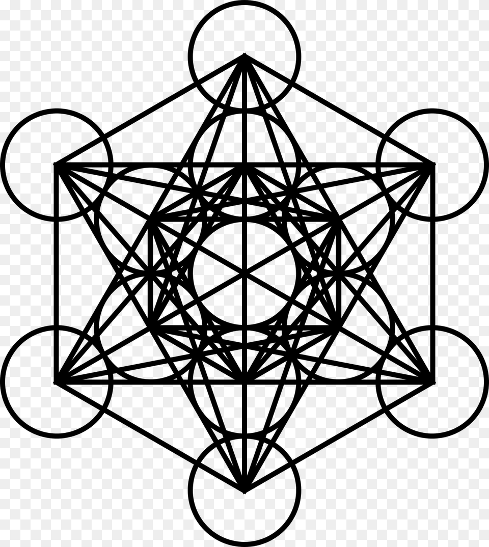 Image On Pixabay Metatron39s Cube Transparent Background, Gray Free Png Download