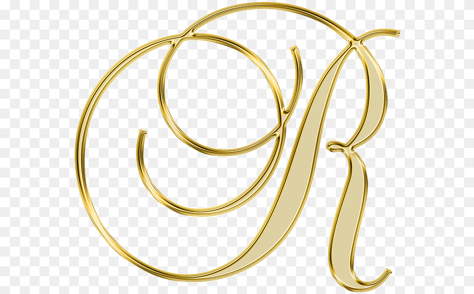 Free Images Of Letter R Gold Letter R Gold Letter R, Text, Accessories, Jewelry, Locket Png