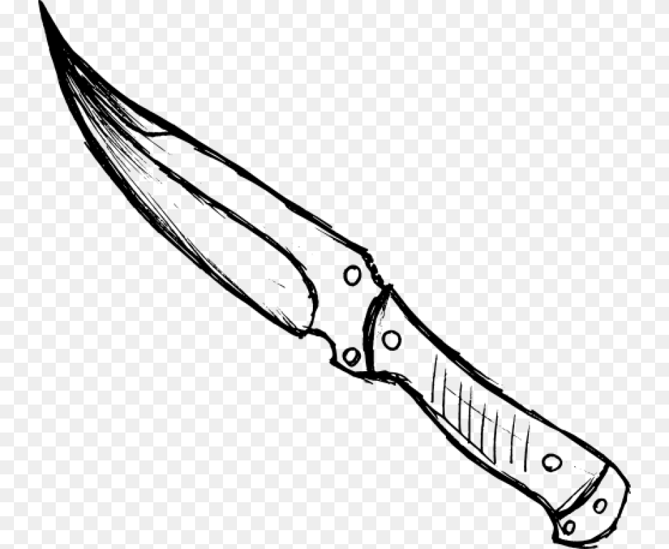 Images Toppng Cool Easy Knife Drawing, Blade, Dagger, Weapon Free Png