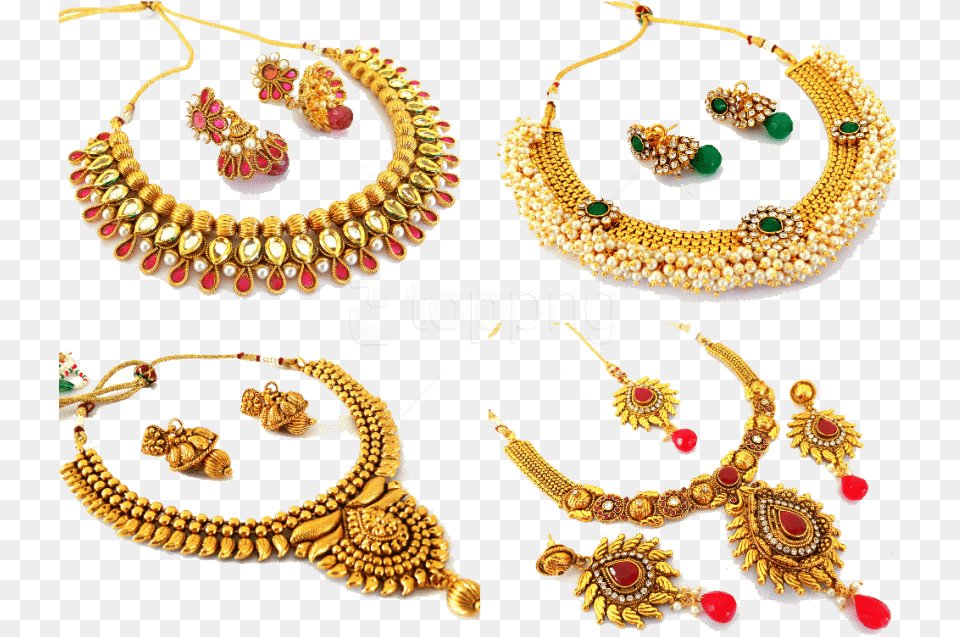 Free Indian Jewellery Jewellery Necklace Set, Accessories, Earring, Jewelry Png