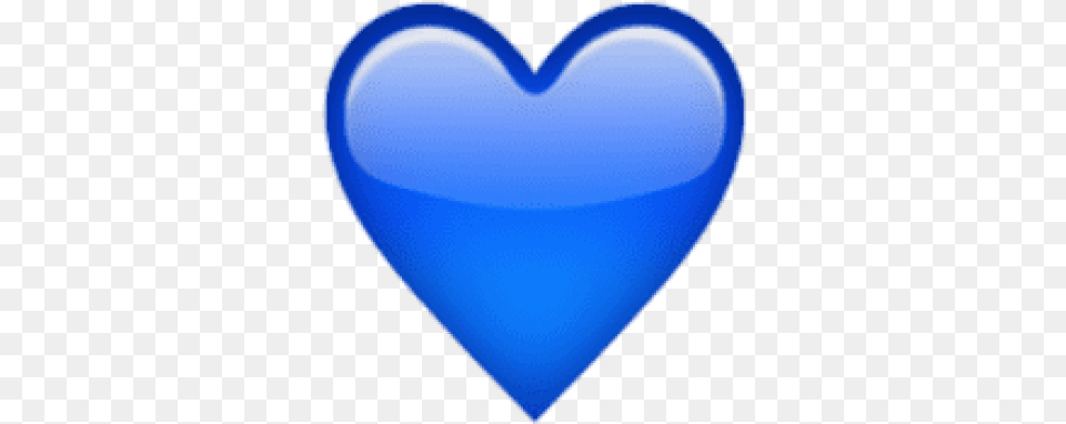 Ios Emoji Blue Heart Images Coeur Bleu, Balloon Free Transparent Png