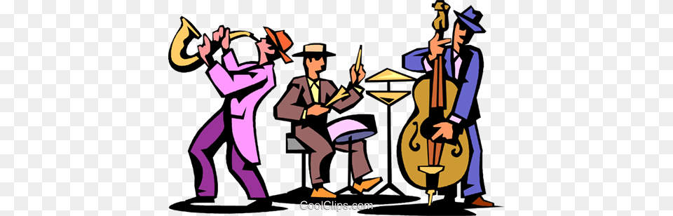 Free Jazz Band Clip Art, Person, Performer, Musician, Musical Instrument Png