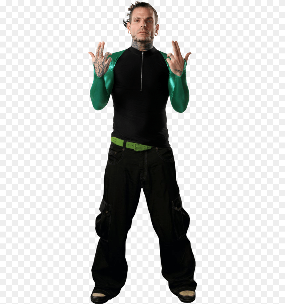 Jeff Hardy Transparent Image, Sleeve, Body Part, Clothing, Person Free Png