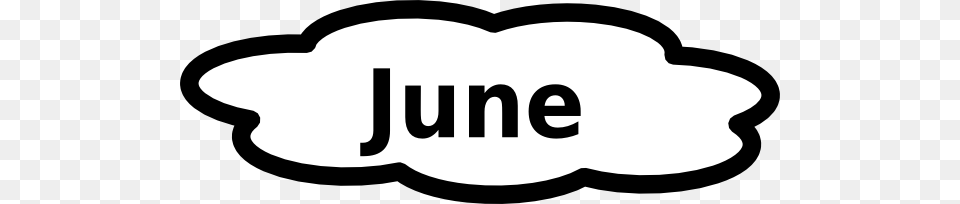 Free June Clipart, Stencil, Logo, Smoke Pipe, Sticker Png