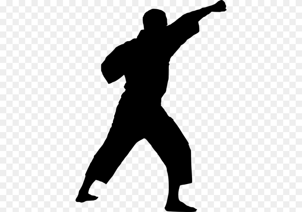 Karate Silhouette Transparent Karate Silhouette Transparent, Adult, Male, Man, Martial Arts Free Png