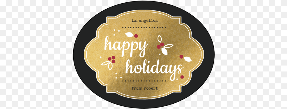 Label Templates For Christmas And The Gwanghwamun Gate, Paper, Disk, Text Free Png Download