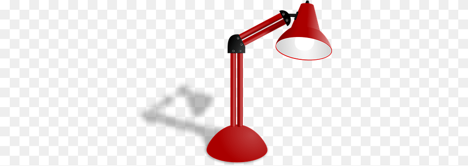 Lamp Light Vectors Red Desk Lamp Transparent, Lighting, Lampshade Free Png Download