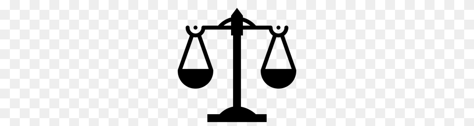 Law Balance Scale Justice Judicial System Legal Icon, Gray Free Transparent Png