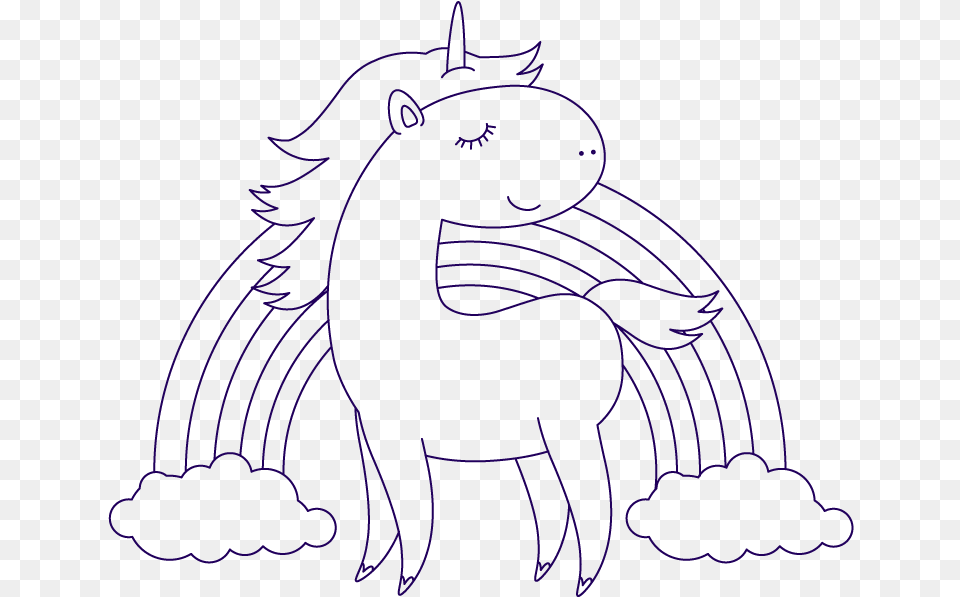 Library How To Create A Unicorn Illustration In Cu Vng T Mu, Cartoon Free Png