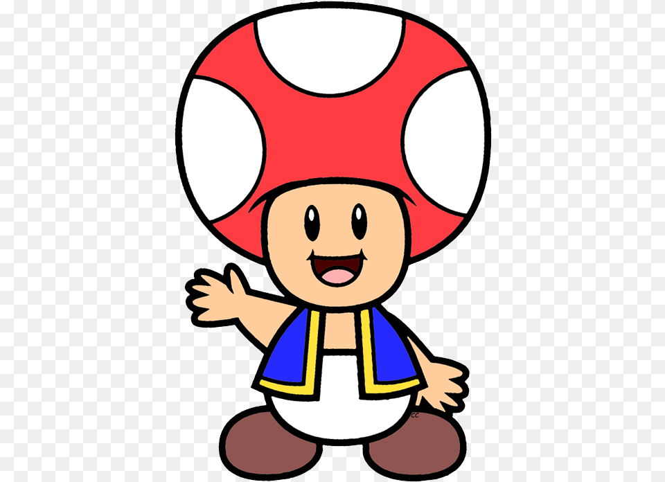 Library Mario Clipart Cartoon Toad From Mario, Face, Head, Person, Baby Free Png Download