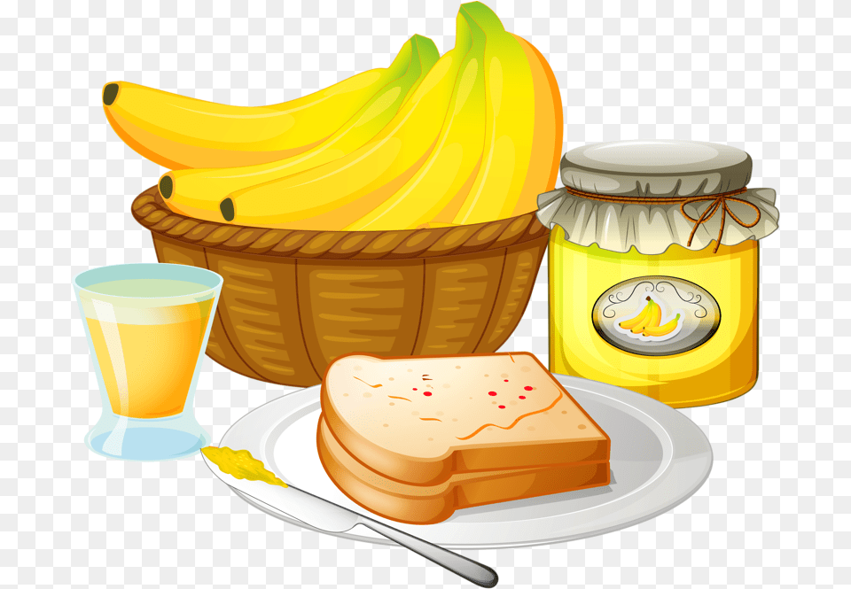 Free Library Peanut Butter Free On Dumielauxepices Dibujos De Mermelada De Mango, Banana, Plant, Fruit, Food Png