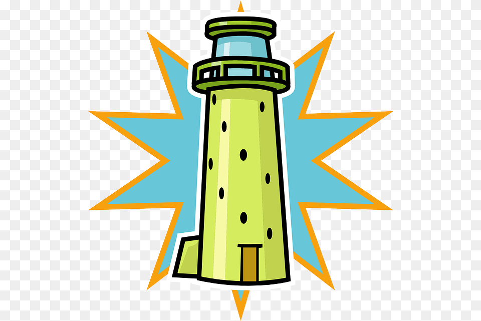 Lighthouse Clipart Clipart Menara, Rocket, Weapon, Architecture, Beacon Free Png