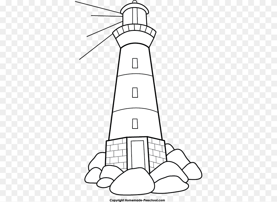Lighthouse Clipart Lighthouse Images Clip Art Lighthouse On Rocks Clipart, Lawn, Tool, Plant, Device Free Transparent Png