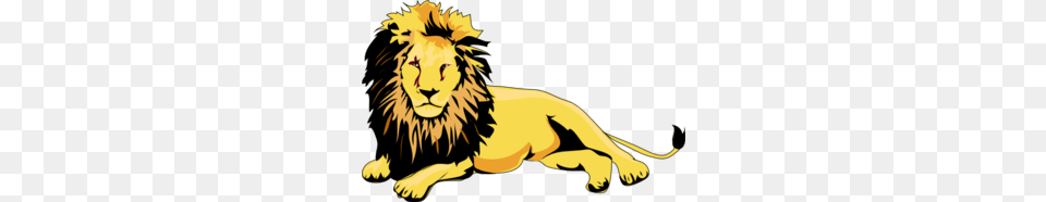 Free Lion Clip Art Is King Of The Internet, Animal, Wildlife, Mammal, Person Png Image