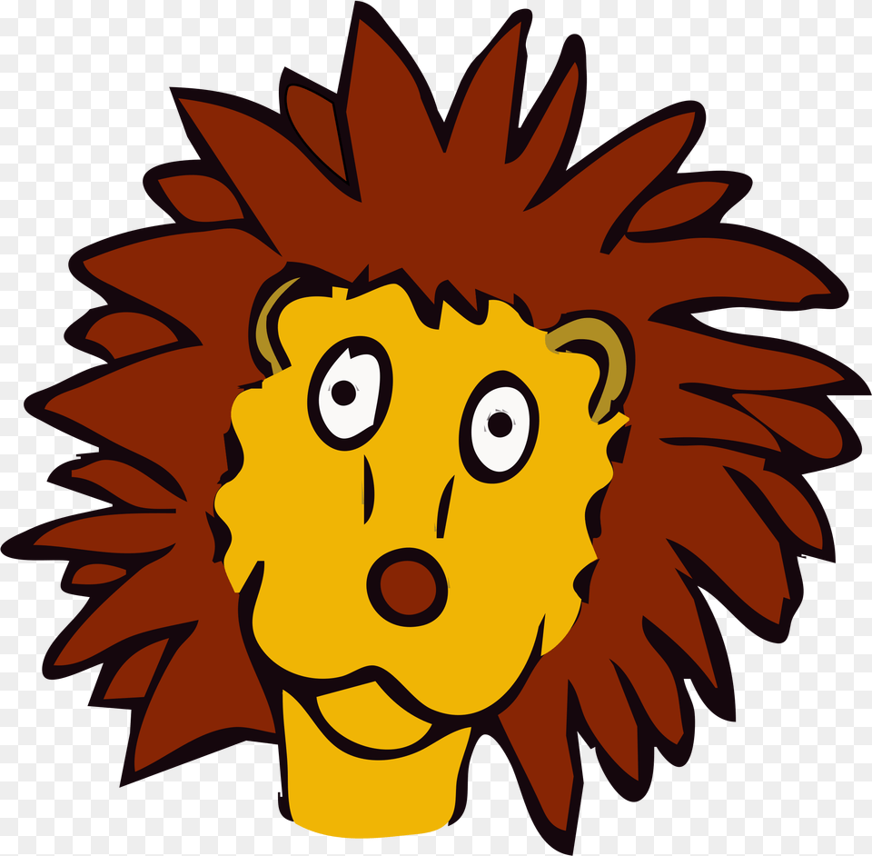 Free Lion Line Art Free Drawn Lion, Face, Head, Person, Animal Png