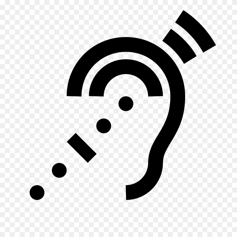 Listening Ear Transparent Listening Ear Images, Stencil Free Png Download