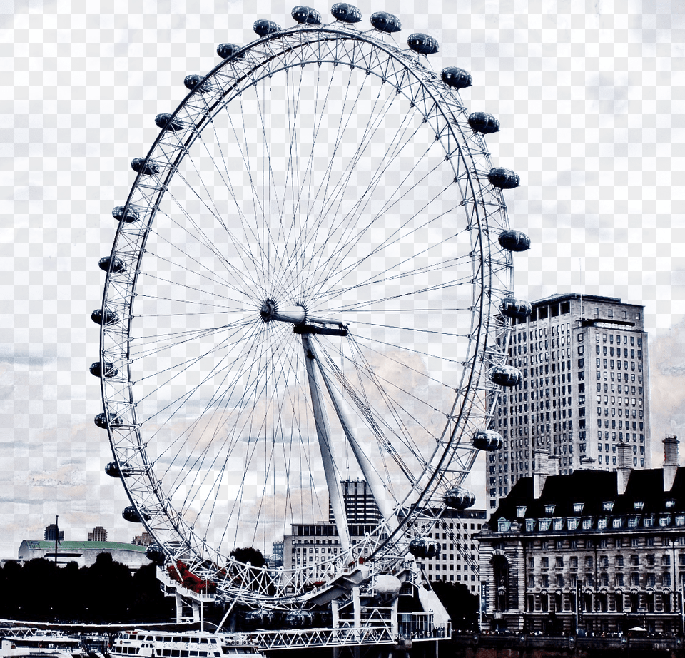 London Eye File London Eye, Amusement Park, Ferris Wheel, Fun, Machine Free Png Download