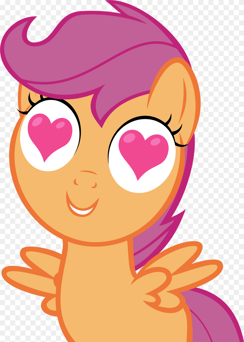 Free Love Eyes Cliparts Download Clip Art My Little Pony Heart Eyes, Baby, Person, Face, Head Png Image