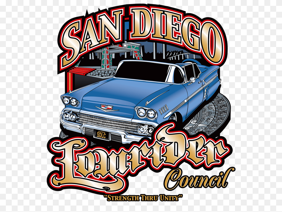 Free Lowrider Car Download Clip Art Lowrider San Diego, Advertisement, Poster, Transportation, Vehicle Png