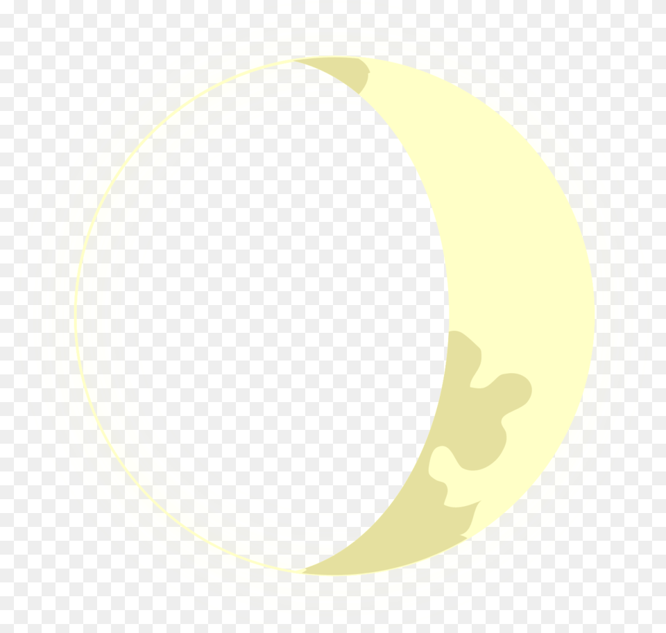 Luna Creciente With Transparent Background Circle, Nature, Night, Outdoors, Astronomy Free Png