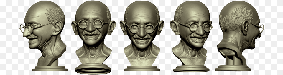 Free Mahatma Gandhi Images Transparent Mahatma Gandhi 3d Model, Alien, Bronze, Baby, Person Png Image