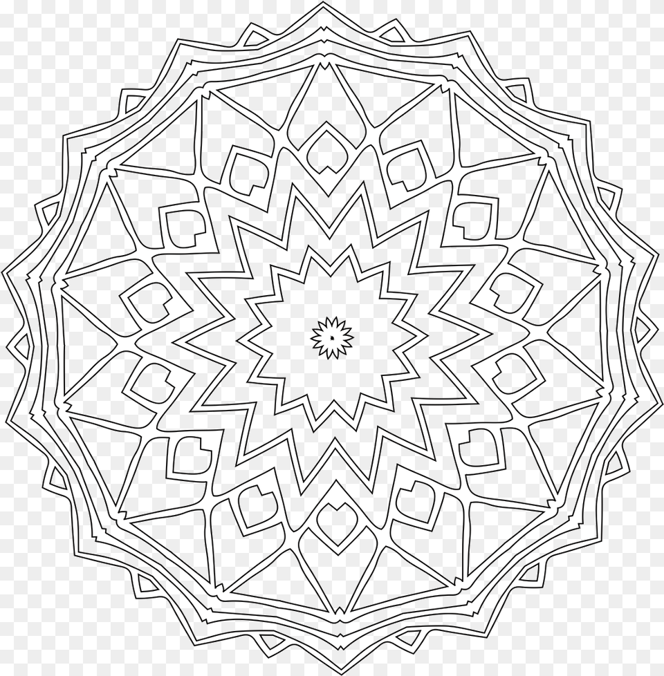 Free Mandala Coloring, Pattern, Accessories Png