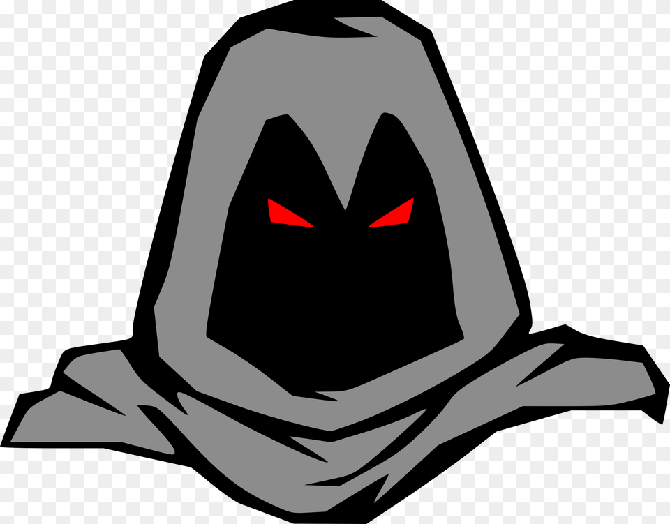 Free Masked Man Evil Clip Art, Clothing, Hood, Animal, Fish Png Image