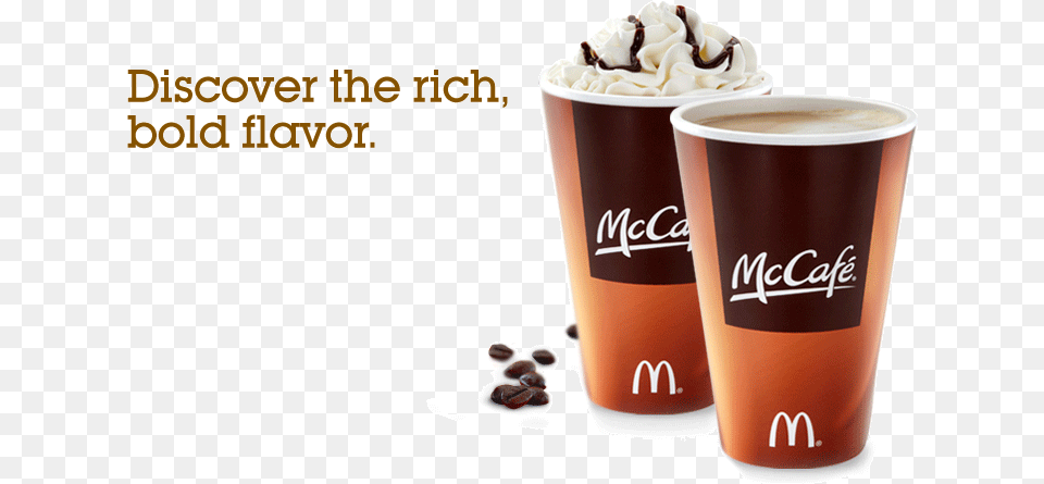 Mcdonalds Mccafe In Mccafe Ad, Cream, Cup, Dessert, Food Free Png