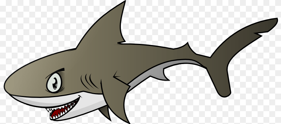 Menacing Shark Clip Art, Animal, Sea Life, Fish Free Png