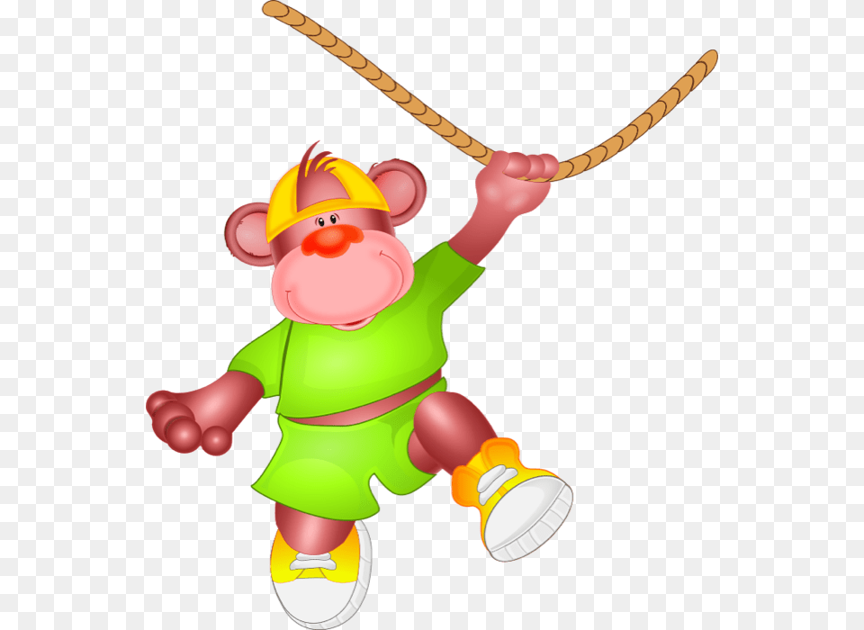 Monkey Clipart, Rope, Baby, Person Free Png Download
