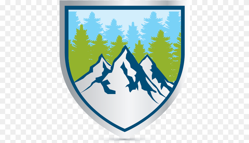 Mountain Tree Logos, Armor, Shield Free Png Download