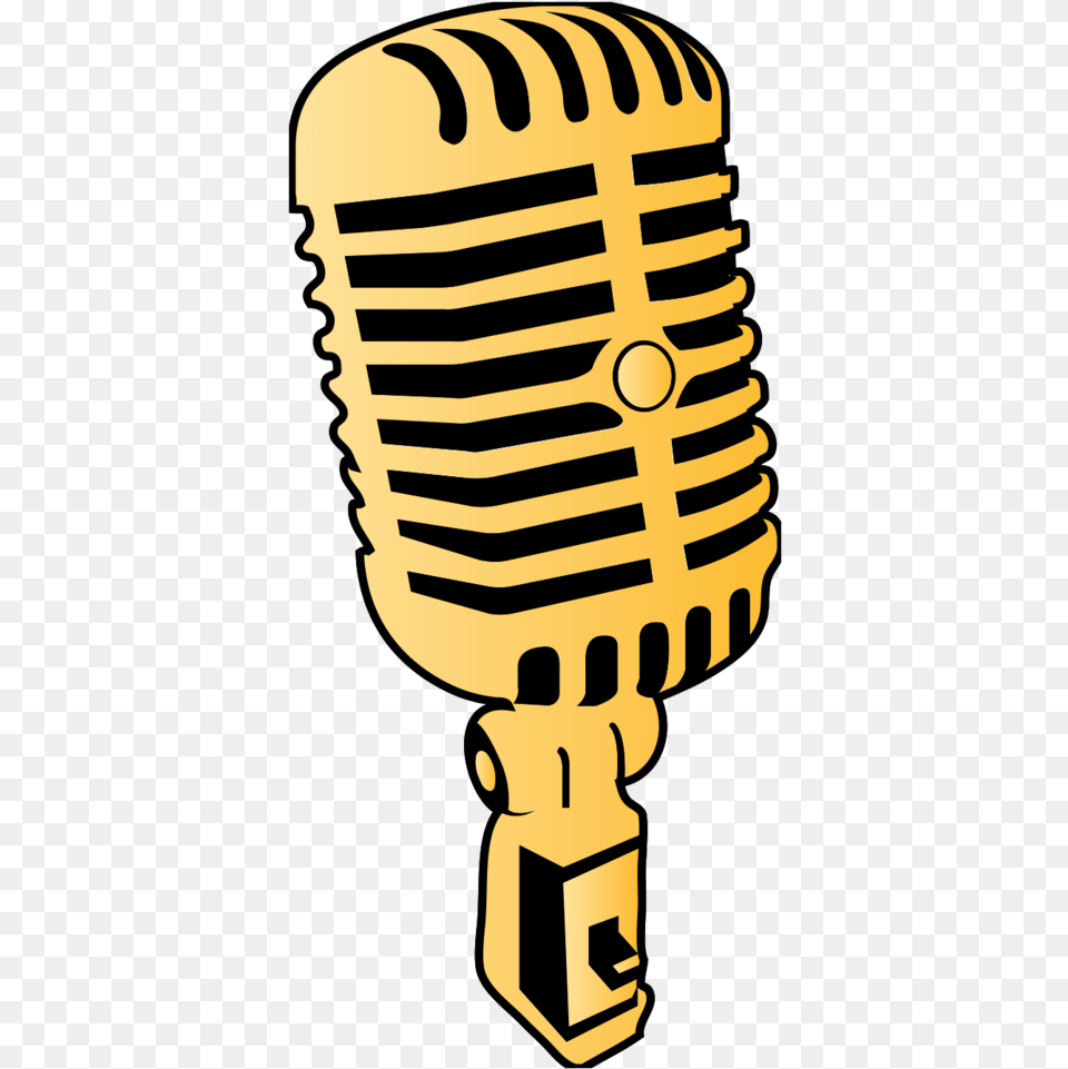 Music Equipment Mic With Transparent Background Vector Vintage Microphone, Electrical Device, Baby, Person Free Png Download