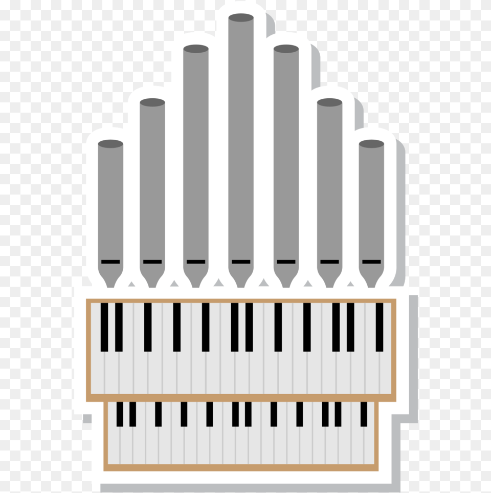 Free Music Instrument Piano Church With Transparent Vertical, Gate, Fence, Picket Png Image