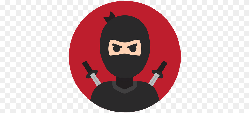 Ninja Flat Icon Ninja Icon, Person, Clothing, Hood, Head Free Png