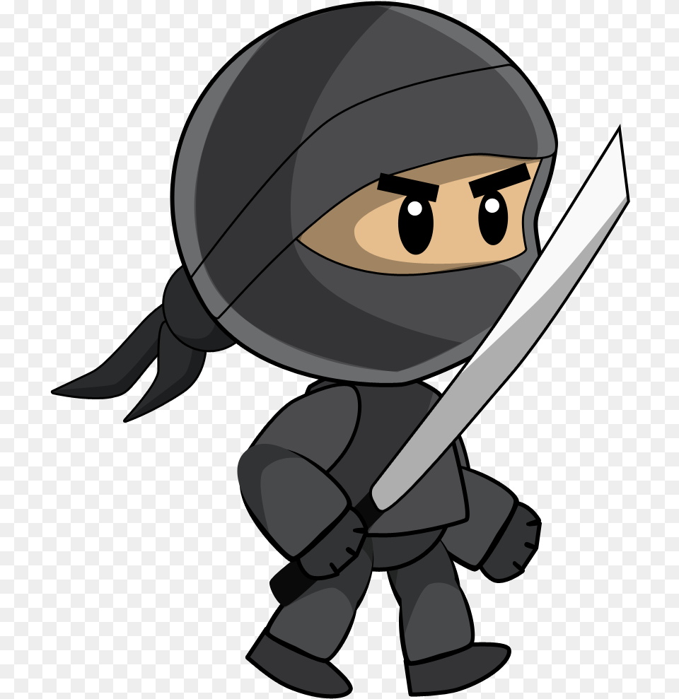 Free Ninja Transparent Ninja Warrior Ninja Cartoon, Person, Animal, Fish, Sea Life Png Image