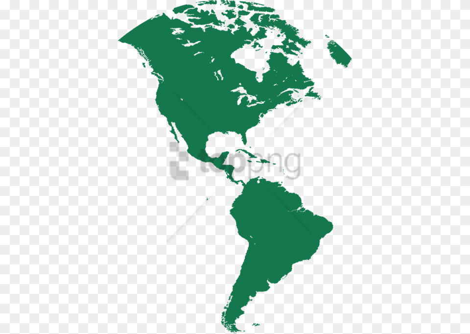 North And South America Silhouette Map South And North America, Chart, Plot, Atlas, Diagram Free Png