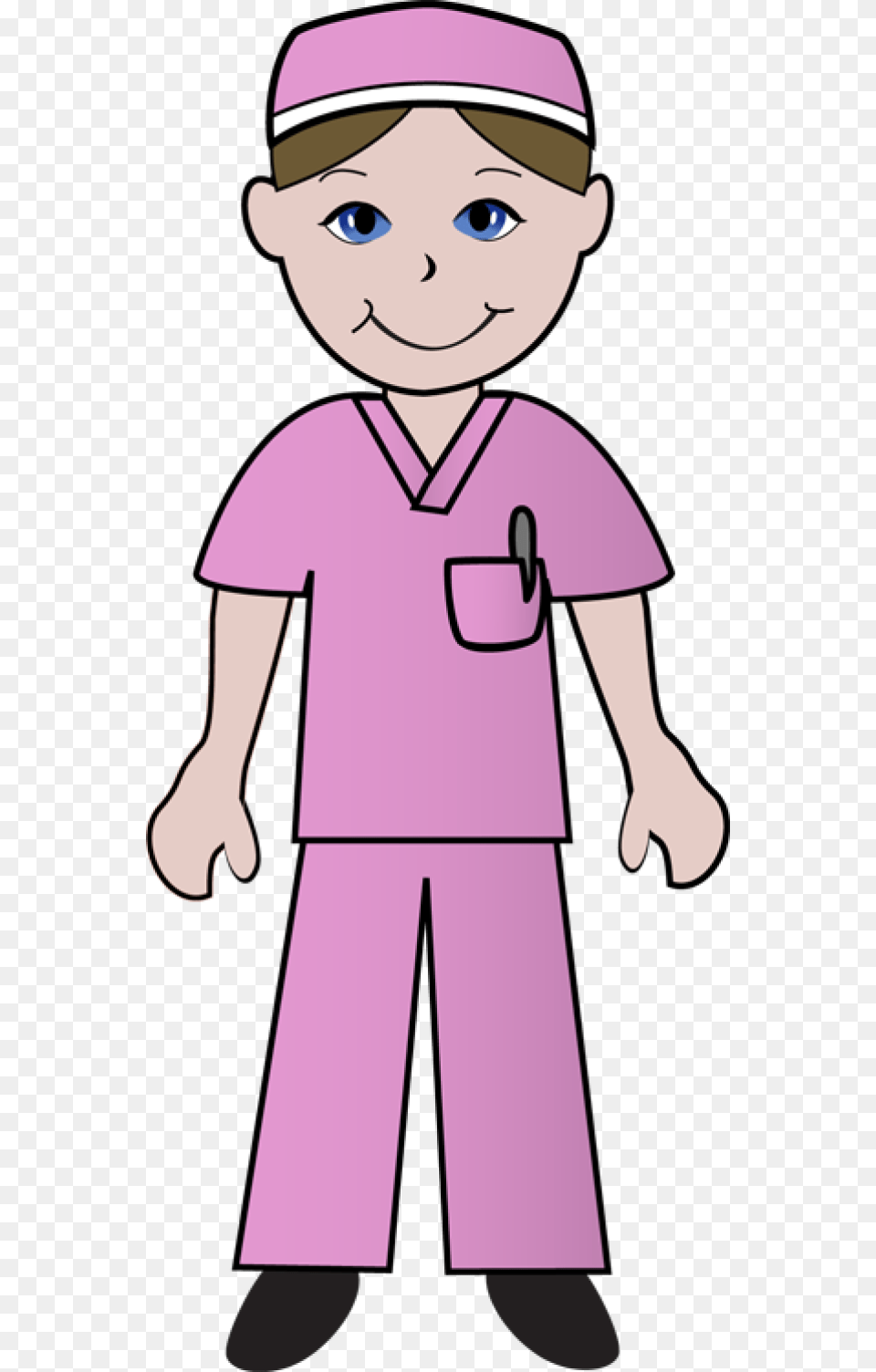 Free Nurse Clipart, Baby, Person, Purple, Face Png