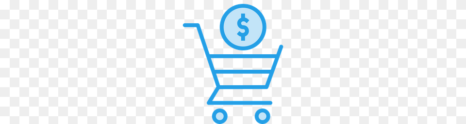 Free Online Shopping Cart Trolly Dollar Sign Currency, Shopping Cart Png Image