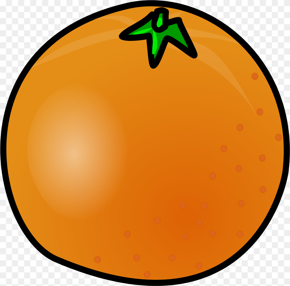 Free Orange Clipart Pictures Big Orange Clipart, Food, Produce, Astronomy, Moon Png Image