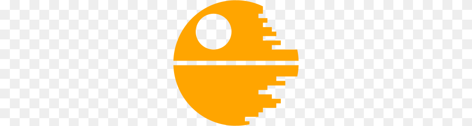 Free Orange Death Star Icon Png